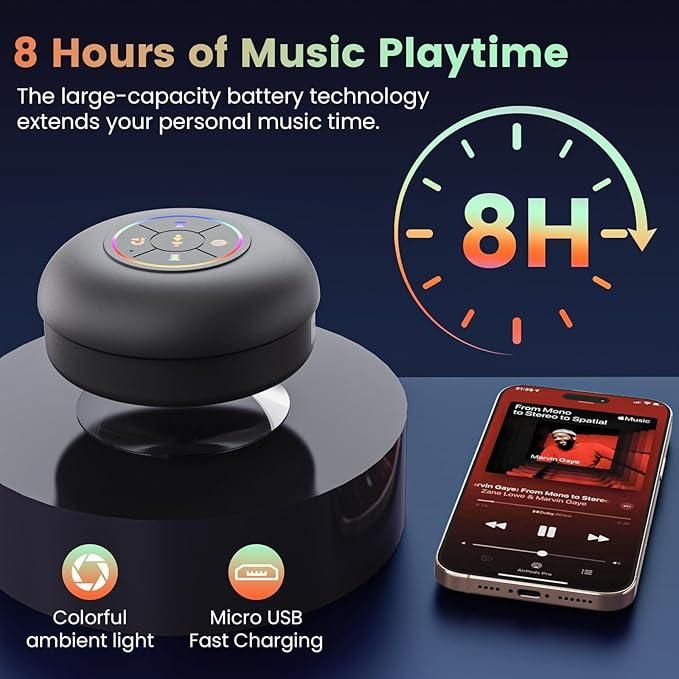 GlowBeats™ Waterproof Bluetooth Speaker